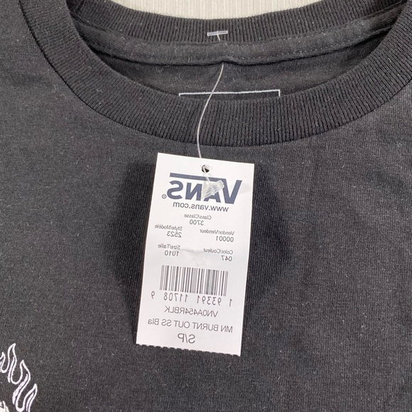 Vans Burnt Out Short Sleeve Tee T-Shirt - Picture 5 of 10
